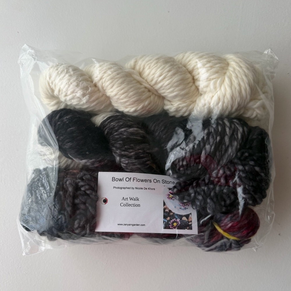 Zen Yarn Garden Superfine Bulky Yarn Bundle - Neutral & Cream Tones Wool Italy